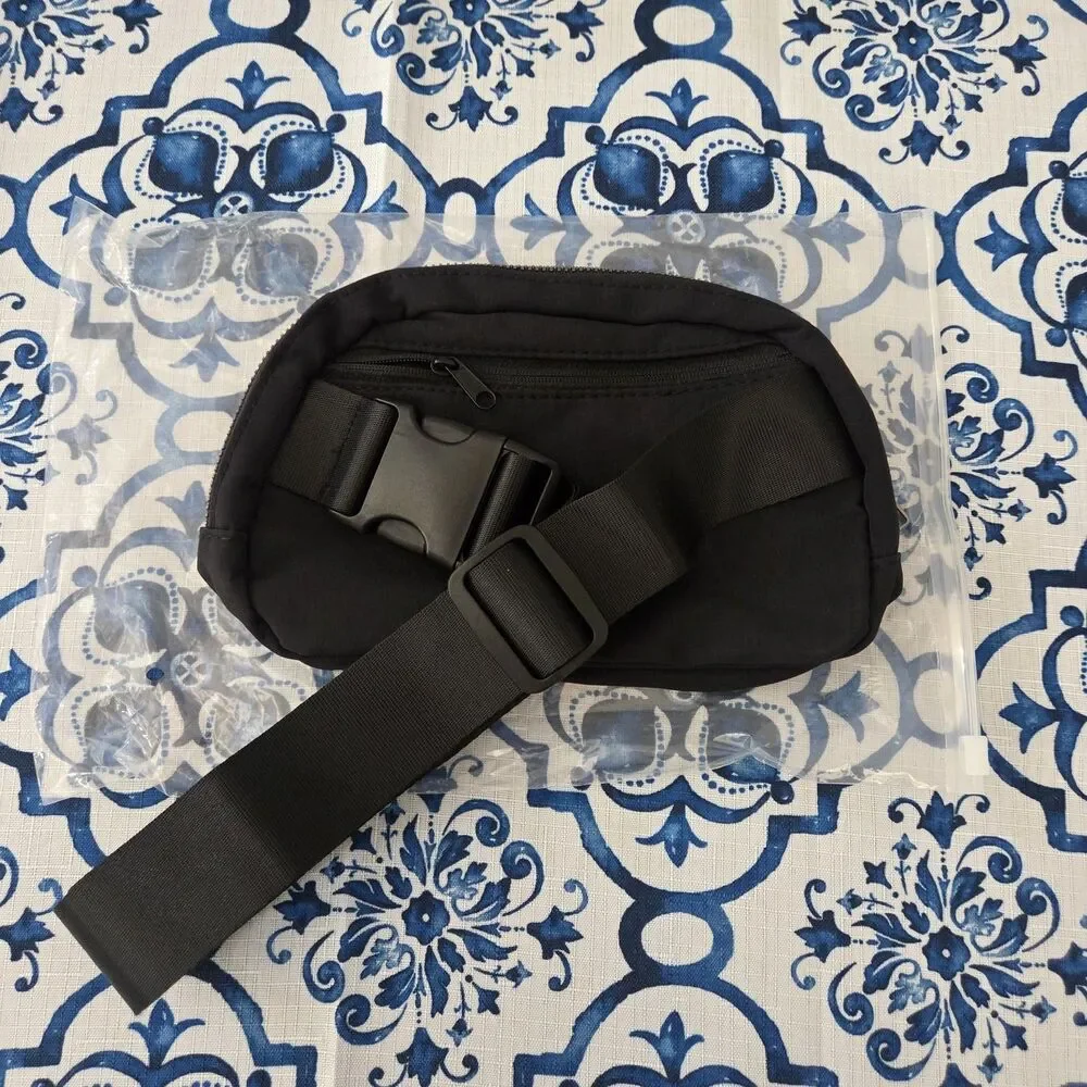 Halara Black Fanny Pack Belt Bag New